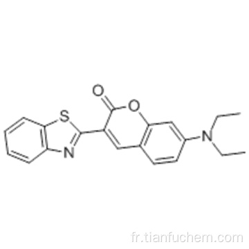 2H-1-Benzopyran-2-one, 3- (2-benzothiazolyl) -7- (diéthylamino) - CAS 38215-36-0